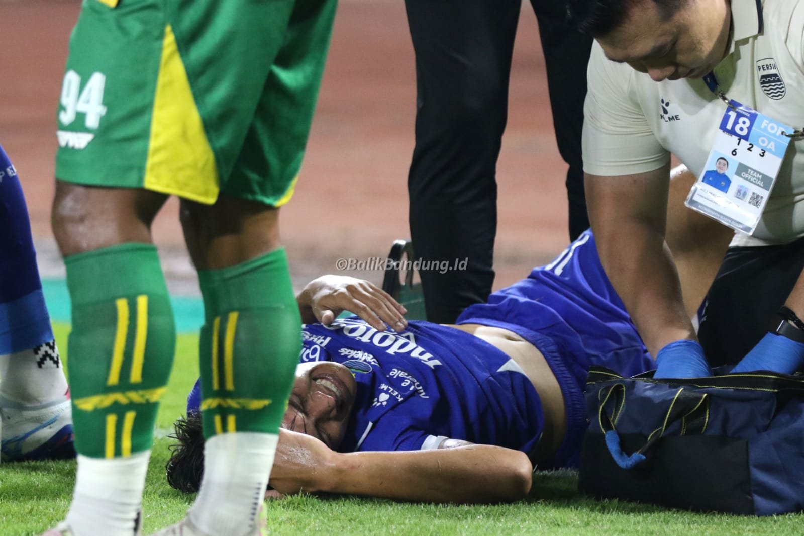 Persib versus PSBS Biak di Stadion Gelora Bandung Lautan Api (GBLA), Kota Bandung, Jawa Barat, Minggu (25/1/2026).