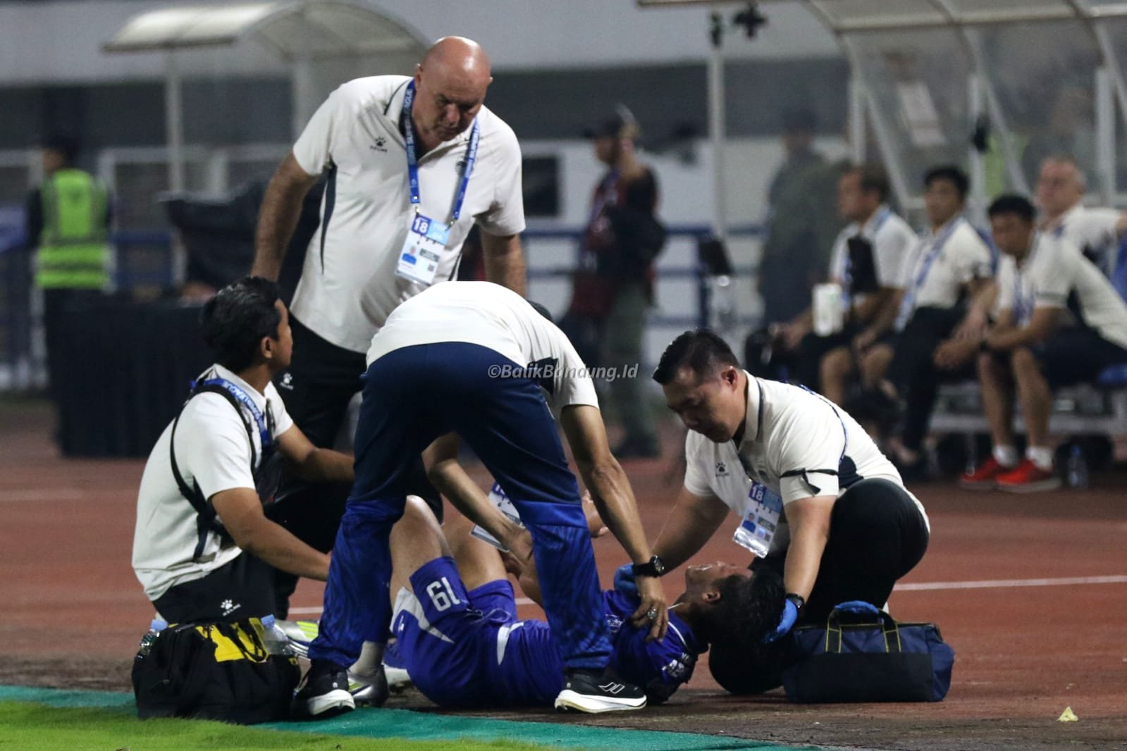 Persib versus PSBS Biak di Stadion Gelora Bandung Lautan Api (GBLA), Kota Bandung, Jawa Barat, Minggu (25/1/2026).
