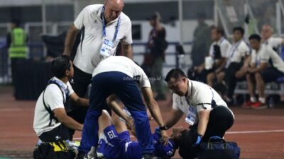 Persib versus PSBS Biak di Stadion Gelora Bandung Lautan Api (GBLA), Kota Bandung, Jawa Barat, Minggu (25/1/2026).