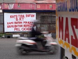 PKL Cicadas Tolak Pembangunan Koridor BRT