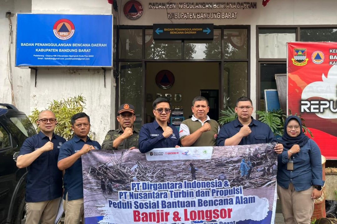 PTDI bersama Anak Perusahaannya PT NTP menunjukkan komitmennya dalam aksi kemanusiaan melalui program Tanggung Jawab Sosial & Lingkungan (TJSL).