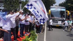 Len Industri Berangkatkan 500 Pemudik dari Bandung, Dukung Mudik Aman dan Nyaman