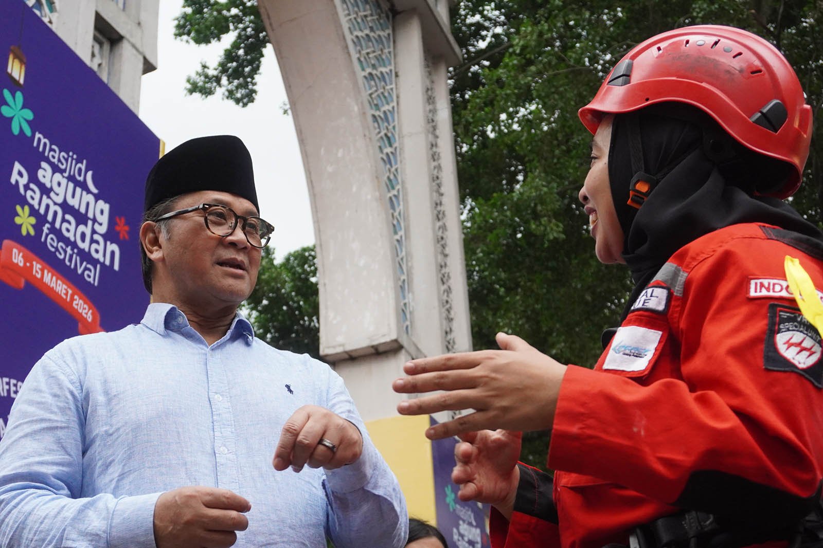 VRI Dukung Pembersihan Menara Masjid Agung Bandung