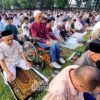 Jemaah Muhammadiyah Salat Idul Fitri di Lapangan Lodaya Kota Bandung