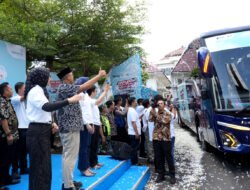 Bio Farma Berangkatkan 505 Pemudik ke Jawa Tengah dan Jawa Timur