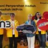 IM3 Resmi Serahkan Mobil Listrik ke Pemenang IMPoin di Bandung