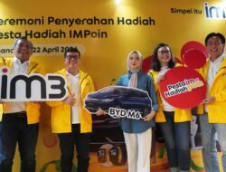 IM3 Resmi Serahkan Mobil Listrik ke Pemenang IMPoin di Bandung