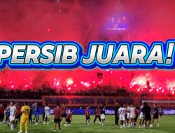 (VIDEO) STADION GBLA MEMBARA! Lautan Flare Merah Rayakan PERSIB JUARA