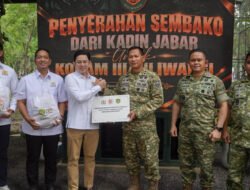 HUT ke-81 TNI, Kadin Jabar Salurkan 2.000 Paket Sembako Lewat Kodam III/Siliwangi